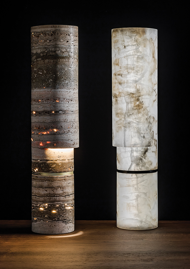 Stone table lamps
